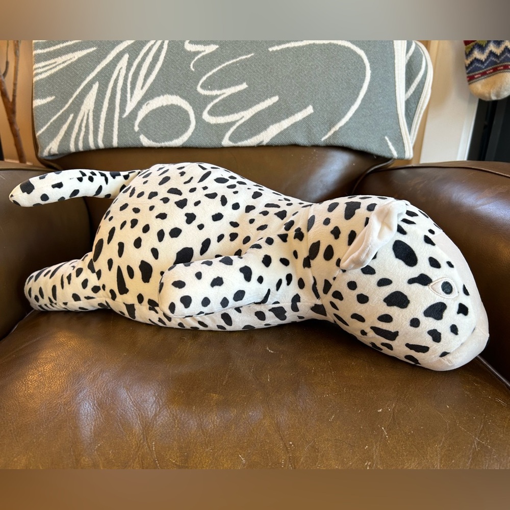 Pillowfort Weighted Black and White Spotted Cheetah